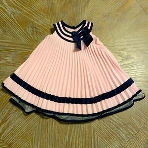 Pink and Blue Baby Girls Dress